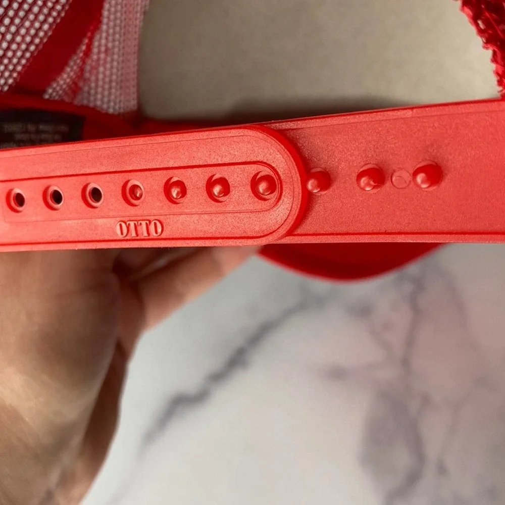 Dog Mom ASL Sign Language Adult Otto Adjustable Trucker hat - more colors avail - Picture 3 of 3